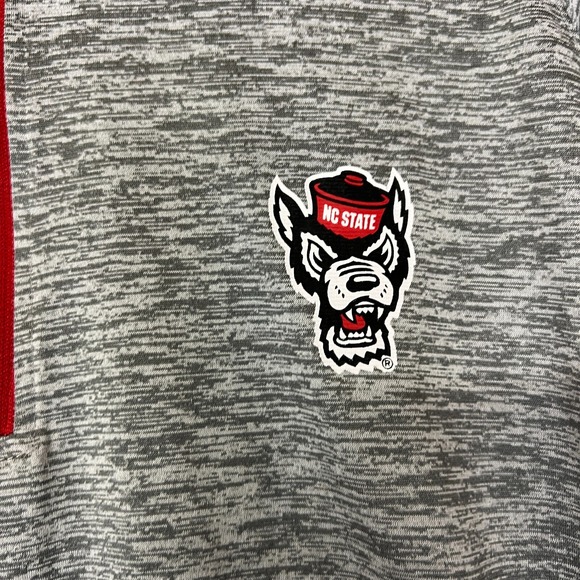 NC State Wolfpack 1/4 Zip Pullover Shirt Mens XXL Gray NCAA College Preppy - Picture 3 of 9